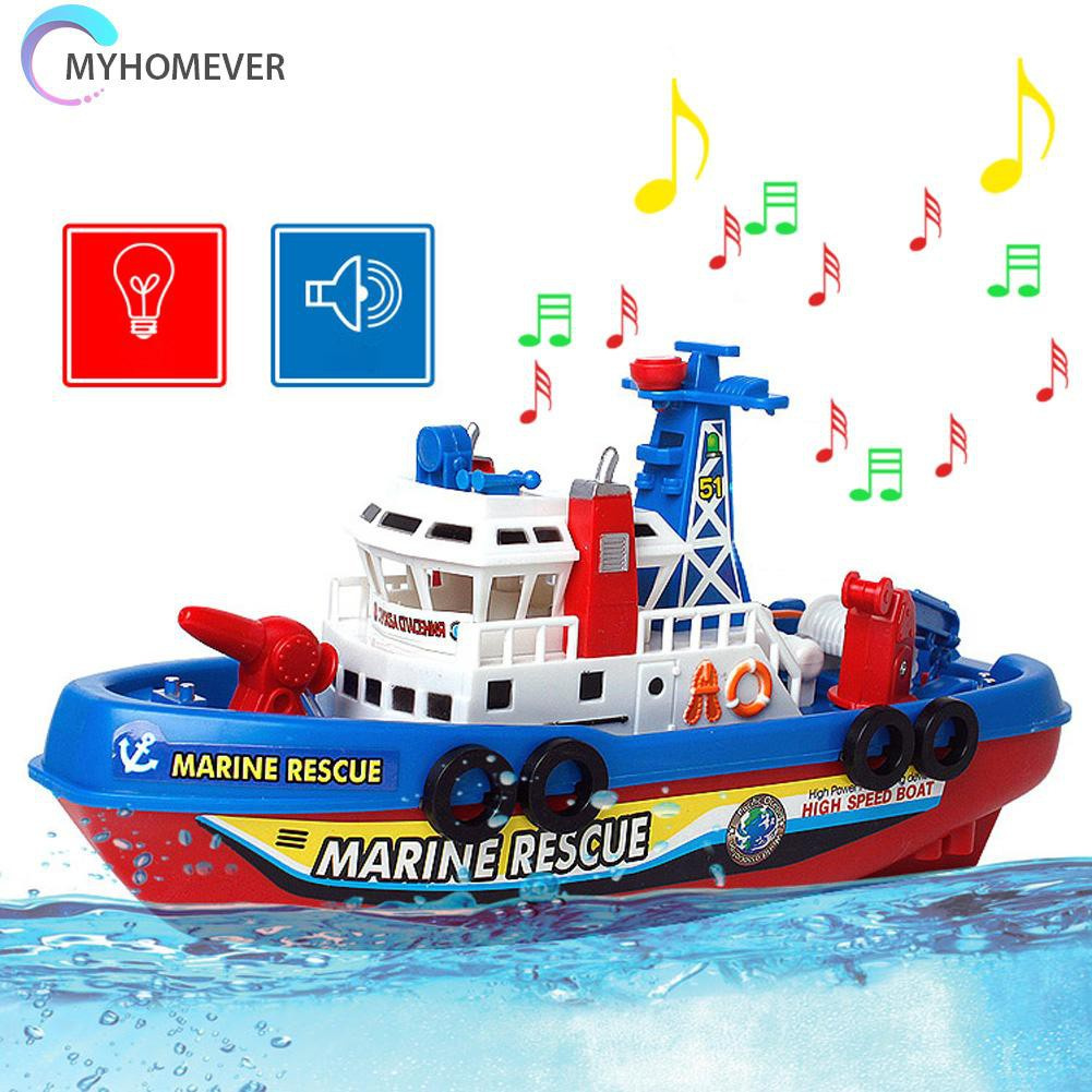 Pop It Fidget Đồ chơi Kids Electric Ship Fire Boat Water Spray Music Sound Light Educational Đồ chơis