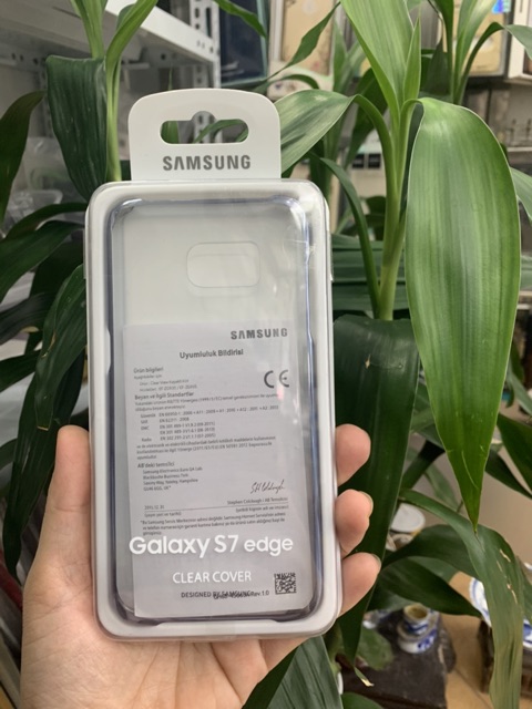 Ốp Lưng Clear Cover Samsung S7 Egde (Hàng chính hãng )