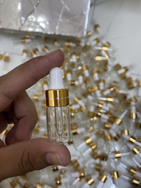 Chai chiết serum 3ml lắp bóp giọt