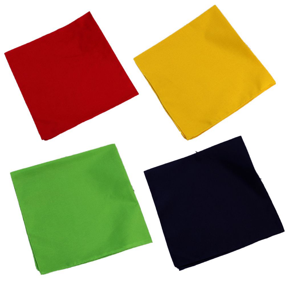Khăn vuông choàng cổ màu trơn đa năng cho nam nữ hoạt động thể thao ngoài trời