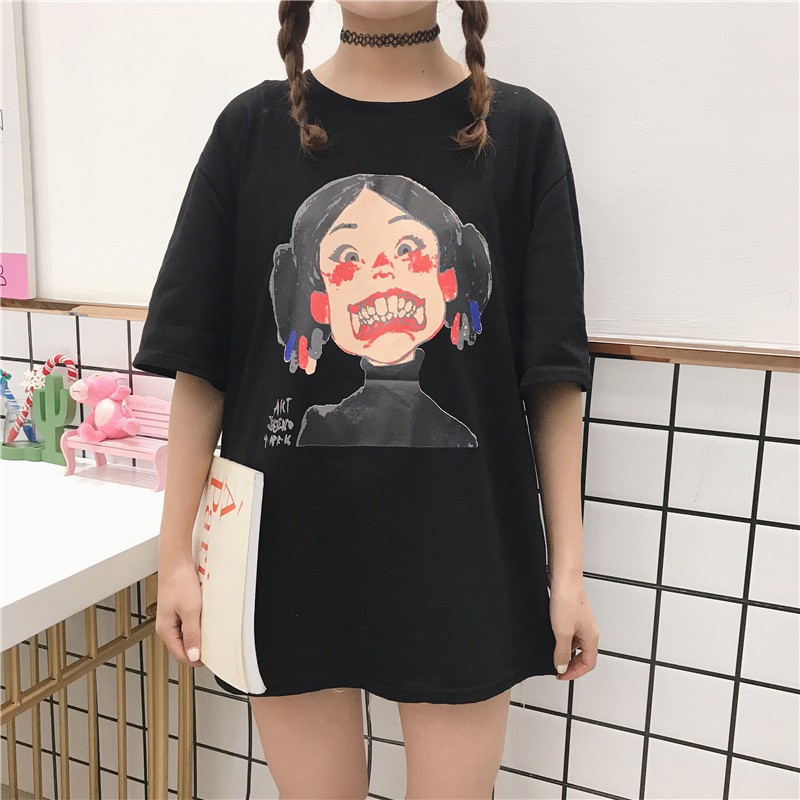 🌸Siêu Rẻ 💯  Áo thun tay lỡ cô bé cute (unisex) oversize CHẤT ĐẸP CÓ FREESHIP | BigBuy360 - bigbuy360.vn
