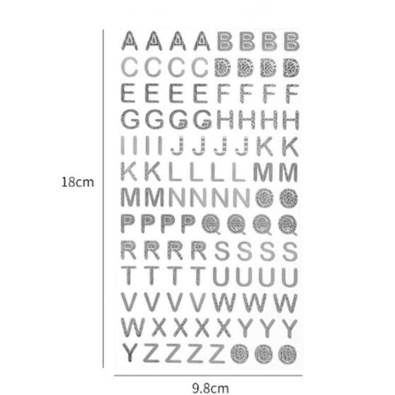 Decal trang trí tường - Bảng chữ cái
