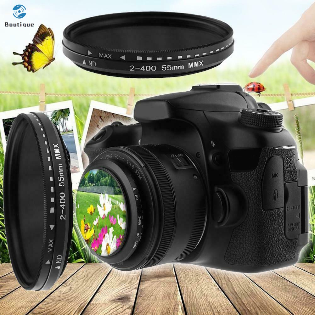 Kính lọc ND có thể điều chỉnh ND 2 sang ND400 tự nhiên cho ống kính camera