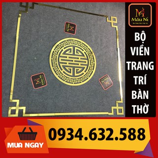 TẤM TRANG TRÍ / Ốp trang trí bàn thờ MÂU NI dùng dán sau bàn thờ gia tiên, tủ thờ, bàn thờ chung cư, bàn thờ phật