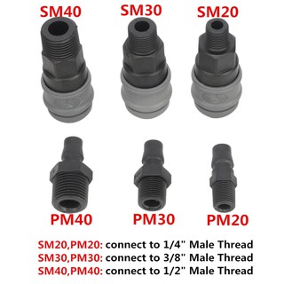 1 Đầu Nối Nhanh Loại C Bằng Nhựa Và PU