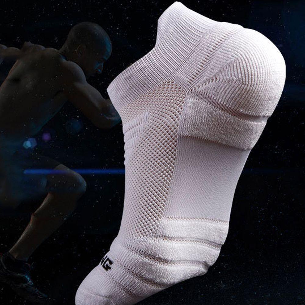 Đôi Vớ Cotton Đơn Giản Thoải Mái Thời Trang Chơi Bóng Rổ Cho Nam