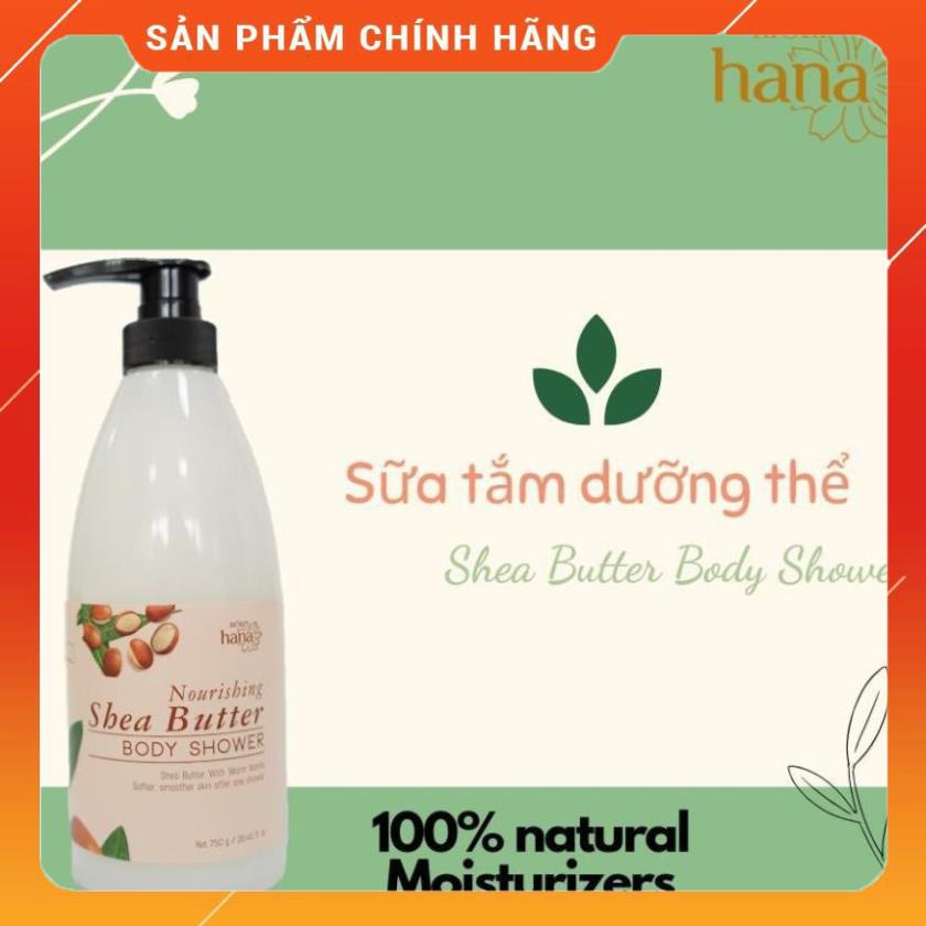 Sữa Tắm Dưỡng Ẩm Bơ Sữa Hạt Mỡ RIORI Nourishing Shea Butter Body Shower 750g - Chiết Xuất Sữa Dê và Bơ Hạt Mỡ