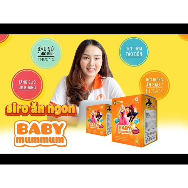 Siro ăn ngon BABY MUMMUM Siro Ăn Ngon Hera Hộp 25 gói