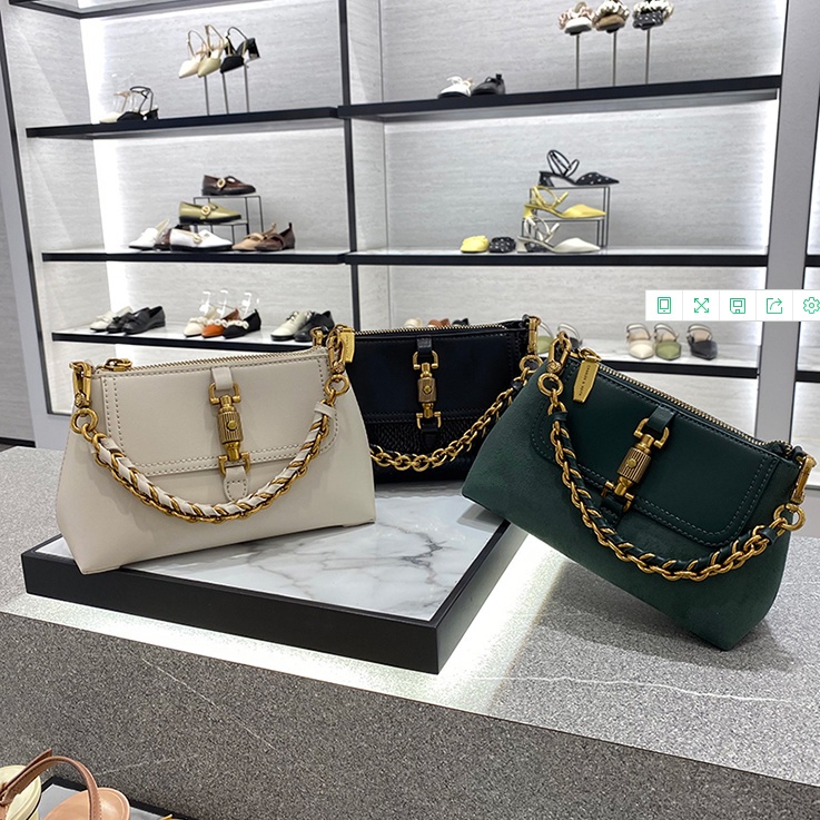 Túi Đeo Chéo Dáng Vuông Nhỏ Phong Cách Âu Mỹ Sang Trọng Cho Nữ 50781562 Túi Đeo Chéo Phong Cách retro Thời Trang Cho Nữ