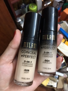 Kem nền Milani 2in1 30ml tone 00a,00b,0a2