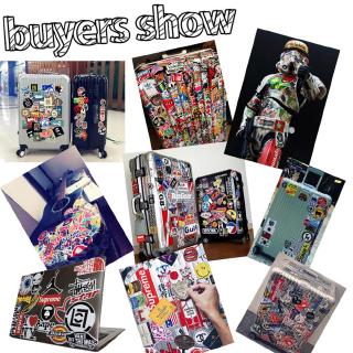 100 Sticker Graffiti Dán Laptop, Xe Hơi