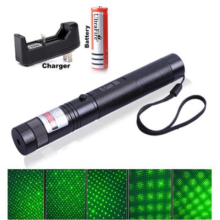 Đèn pin laser 303 chiếu xa Tia Sáng Xanh cao cấp
