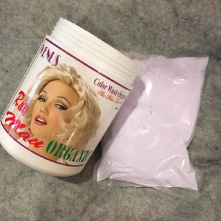 Bột tẩy tóc Collagen 500g màu xanh hoặc tím