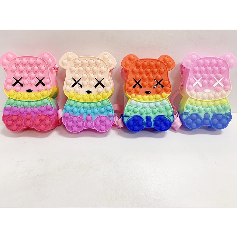 PVN48246 Túi xách pop it hình gấu dễ thương cho bé Giá Rẻ