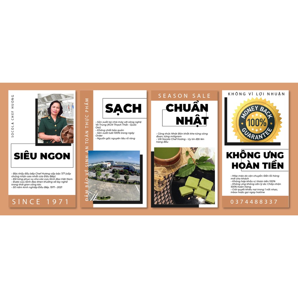 [Không ngon hoàn tiền] 1 Viên ăn thử - Socola tươi Nama chocolate Chef Huong - vị Cacao | BigBuy360 - bigbuy360.vn