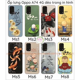 Ốp lưng Oppo A74 4G dẻo trong in hình đẹp (p1)