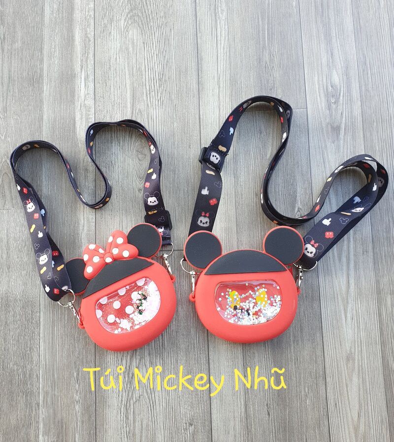 Túi Mickey Nhũ