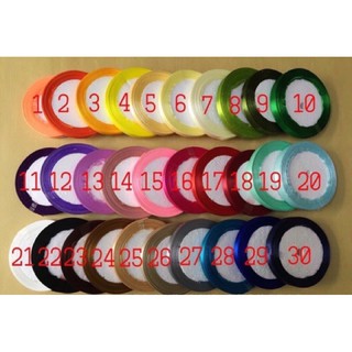 Combo 50 cuộn ruy băng lụa bản 1cm
