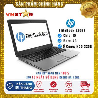 Laptop HP 820G1 mới 95% - Core i5, Ram 4G, HDD 320Gb, 12.5 inch - Hàng nhập khẩu