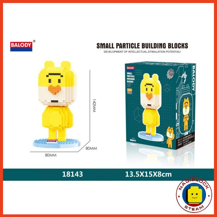 Bộ lắp ráp mô hình BT21 nanoblock BALODY 18141-18147