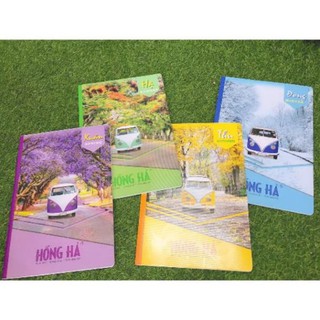 COMBO 10 VỞ KẺ NGANG HỒNG HÀ 72 TRANG