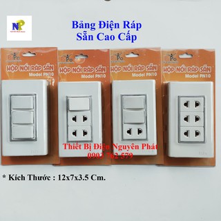 [PIPO] Bảng Điện Taplo Giả Âm Ráp Sẳn PN10 - Hàng Cao Cấp