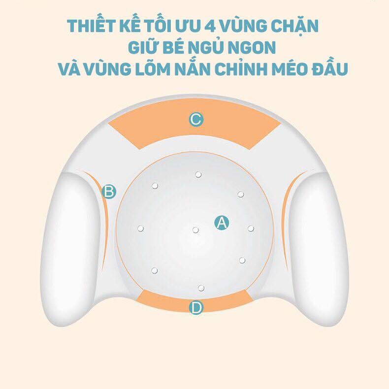 [Chính hãng] Gối cao su non Babymoov chống bẹp, méo đầu cho bé ✔ Bảo hành 12 tháng, 1 đổi 1 trong 7 ngày