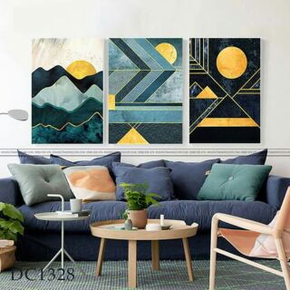 Tranh canvas trừu tượng đẹp treo phòng khách