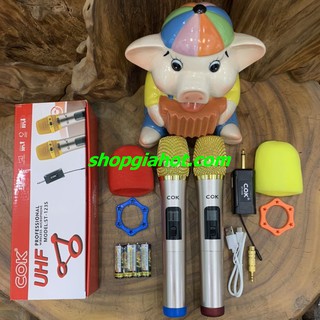 ((( BỘ ĐÔI ))) 2 Micro đa năng không dây UHF 518C