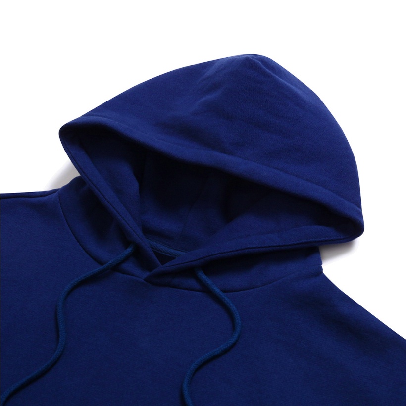 Áo Hoodie Trơn Unisex Nam Nữ Basic Cao Cấp Màu Xanh Navy MVR