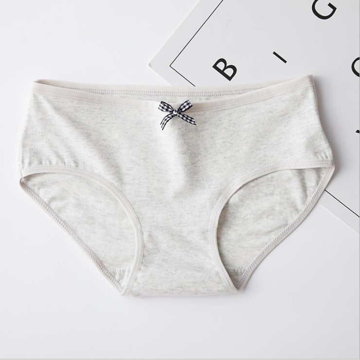 Quần Chip Nữ Cotton Đính nơ Màu Trơn Mềm Mịn Nâng mông kháng khuẩn tôn dáng QL08 | BigBuy360 - bigbuy360.vn