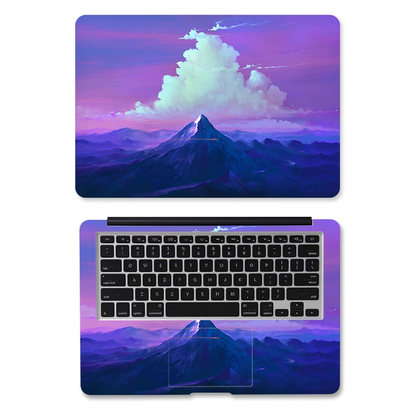 Landscape painting laptop skin stickers, computer protective film decoration decals for11-17inch ASUS, Dell, Lenovo, Acer and other laptops