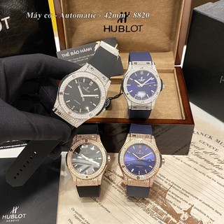 [Full box hãng - Máy cơ] Đồng hồ nam nữ Hublot - Bản full đá máy cơ - Hàng siêu cấp box 1:1 chống nước cao cấp vip.watch