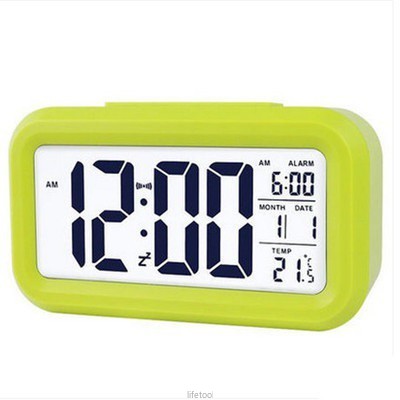 Đồng Hồ Báo Thức Thông Minh Tích Hợp Màn Hình Lcd Hiển Thị Nhiệt Độ