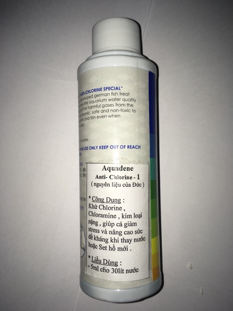 Khử Clo khử kim loại AQUADENE ANTI-CHLORINE 1
