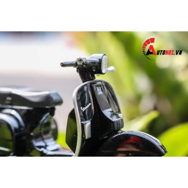 MÔ HÌNH XE VESPA PX 2016 BLACK 1:18 WELLY 7171A