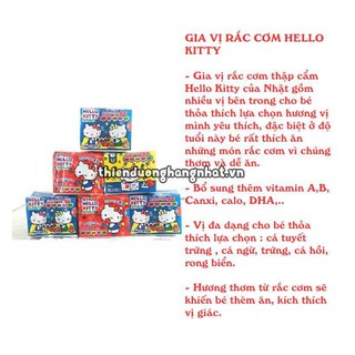 [Free Ship - Hàng Nhật] Gia vị rắc cơm Hello Kitty Hàng Nhật Nội Địa (Date mới 2021)