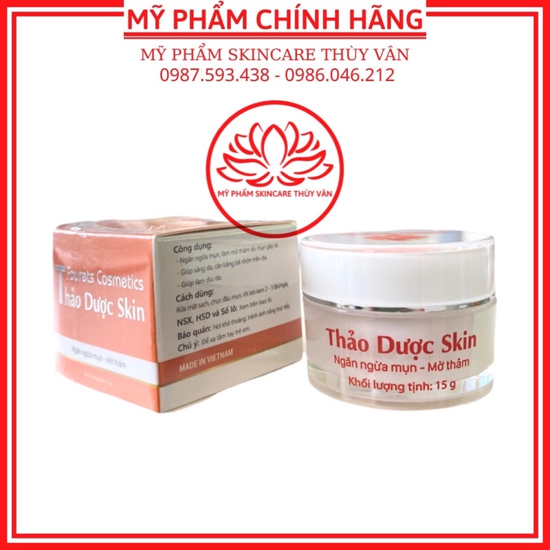 Thảo Dược Ngăn Ngừa Mụn Mờ Thâm Chính Hãng Fourets Cosmetics 15g