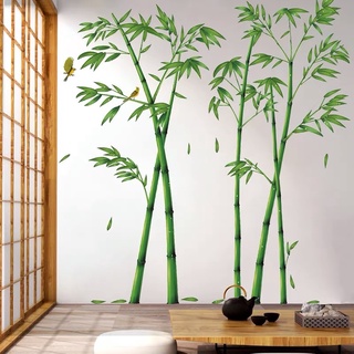 Decal dán tường cây tre trúc MS-163 [Sticker dán tường]