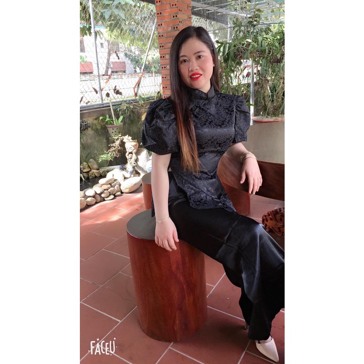 đồ lam đi chùa đẹp vải không nhăn mát đồ lam thời trang