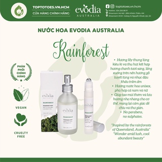 Nước hoa Evodia Australia RAINFOREST