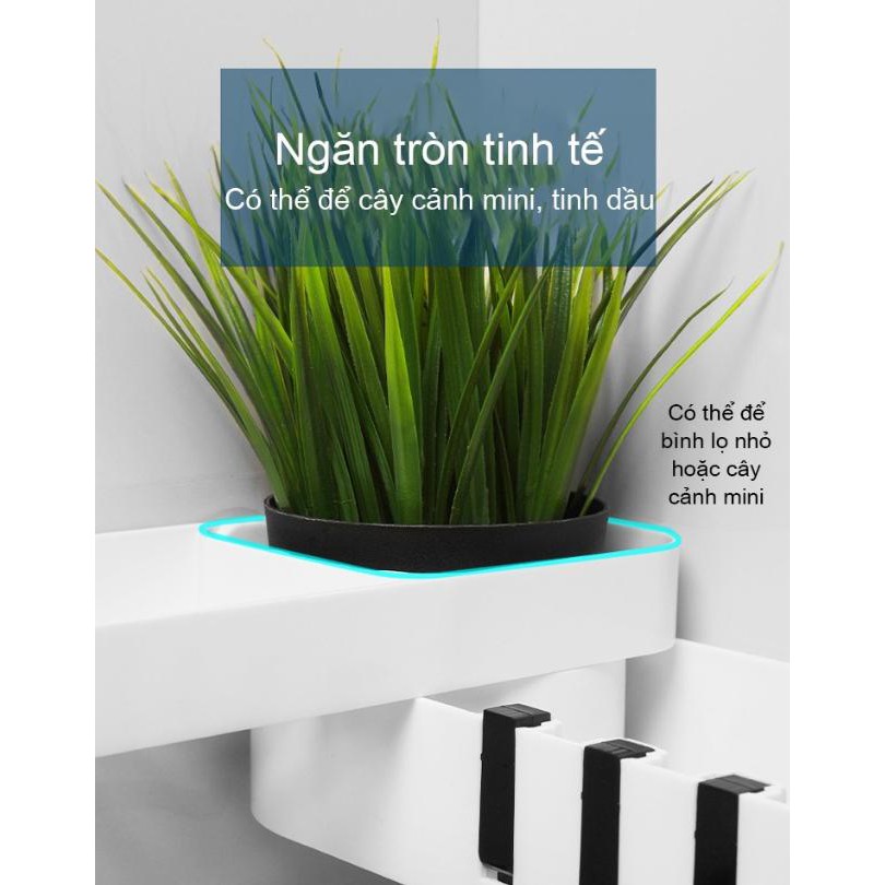 Kệ để đồ đa chức năng xoay linh hoạt không cần khoan bắt vít (Bộ 2 cái) - Home and Garden