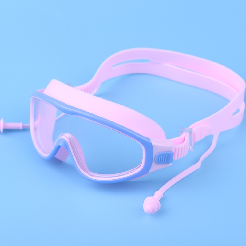 Kính Bơi Gọng Lớn Chống Sương Mù / Tia UV Thoải Mái Chuyên Dùng Cho Người Lớn Và Trẻ Em