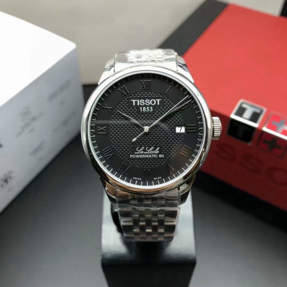 [Máy cơ automatic] Đồng hồ Tissot Nam 1853 mặt đen, kính shapphire. | WebRaoVat - webraovat.net.vn