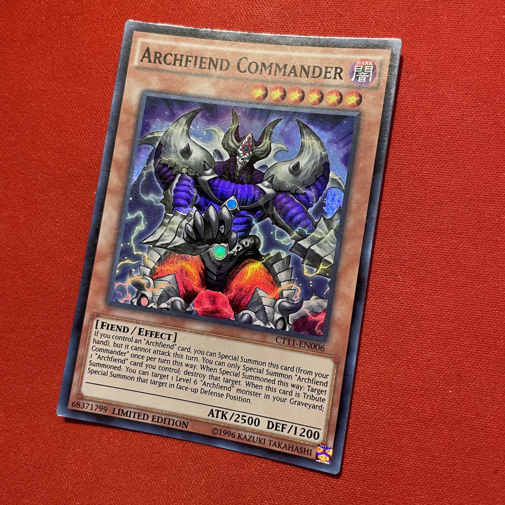 [EN][Thẻ Bài Yugioh Chính Hãng] Archfiend Commander