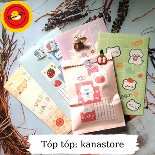 Túi giấy gói quà mini 12x19cm gói hàng, đựng quà
