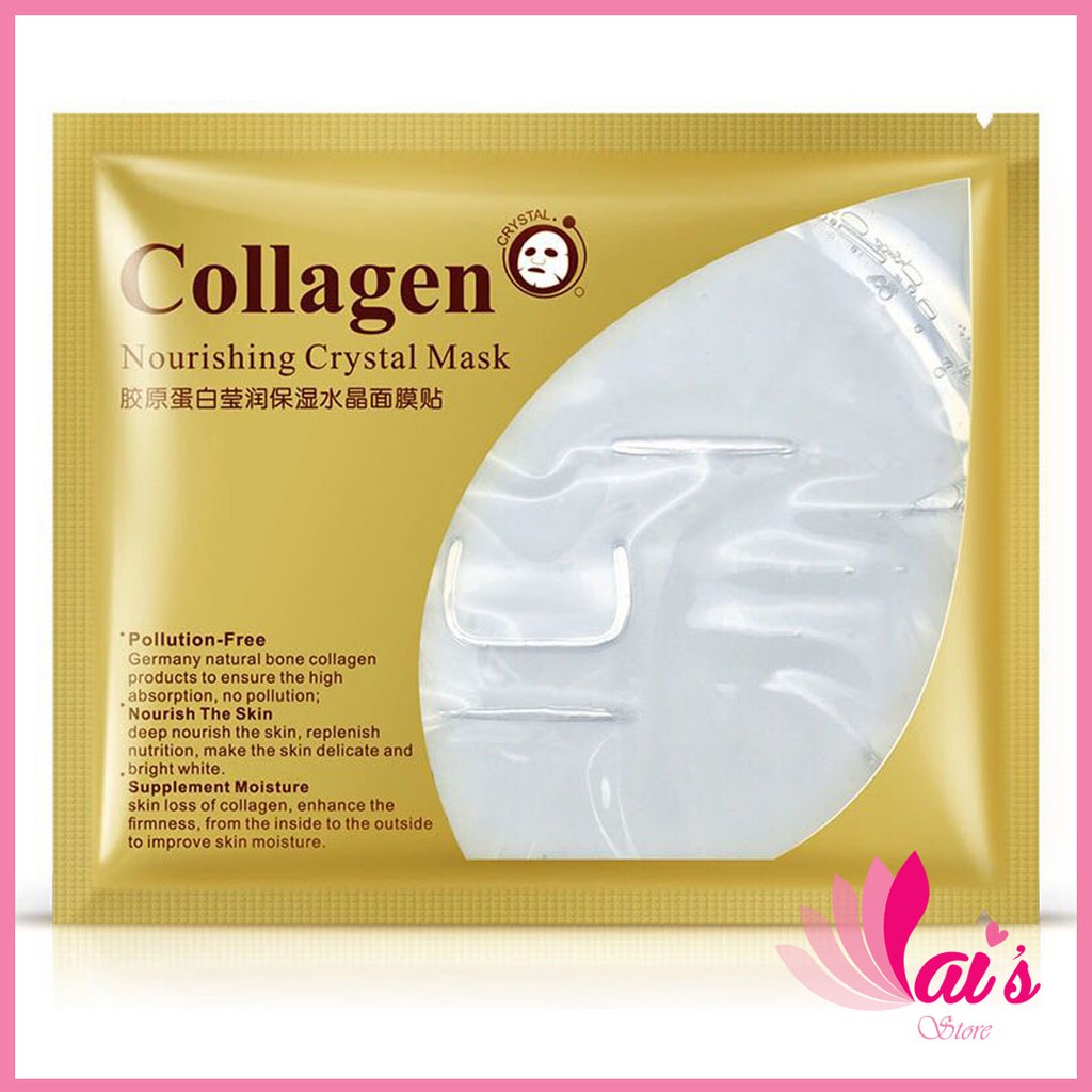Mặt Nạ Collagen Crystal Facial Mask Bioaqua Dưỡng Ẩm, Giữ Ẩm, Trẻ Hóa Da, Mềm Da, Trắng Da, Mờ Vết Đồi Mồi Chính Hãng