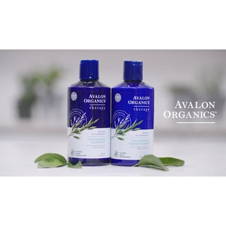 Combo gội & xả avalon organics giúp dày tóc, ngăn rụng tóc - 414ml