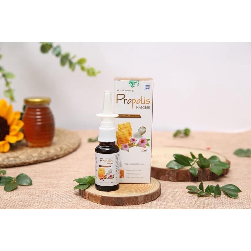 PROPOLIS Làm dịu mũi khi bị tắc. Làm sạch mũi xoang bảo vệ khoang mũi, giữ ẩm và làm sạch mũi
