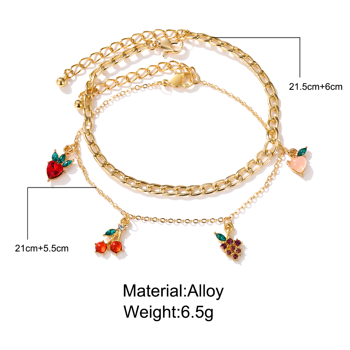 Lắc Chân Mạ Vàng Nhiều Lớp Hình Củ Cà Rốt Xinh Xắn Cho Nữ | BigBuy360 - bigbuy360.vn